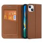 Dux Ducis Skin X2 case for iPhone 14 Plus case with magnetic flap brown, Dux Ducis 6934913034521 6934913034521