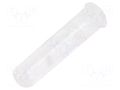 Fiber for LED; Ø3.6mm; L: 12.7mm; round; Front: convex; flexible BIVAR UHF3-0.500-N-67