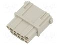 Connector: HDC; contact insert; female; MIXO; PIN: 12; 10A; 600V ILME CX12DF