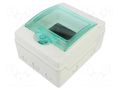 Enclosure: for modular components; IP65; light grey; No.of mod: 6 SCHNEIDER ELECTRIC SCHNEIDER-13442