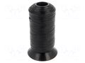Rope; W: 1.52mm; L: 457.2m; for binding wires; Plating: polyamide ALPHA WIRE LC134-BK088