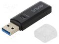 Card reader: memory; USB A plug; USB 2.0; PnP; 480Mbps SAVIO SAVAK-63