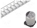 Capacitor: electrolytic; low ESR; SMD; 2200uF; 6.3VDC; Ø10x13.5mm NICHICON UCL0J222MNL1GS
