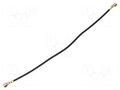 Cable; Colour: black; Len: 0.1m; Wire dia: 28.7mm; Type: angled HIROSE UFL2LPA068Y2TA100