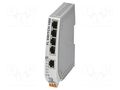 Switch Ethernet; unmanaged; Number of ports: 5; 9÷32VDC; RJ45 PHOENIX CONTACT 1085254