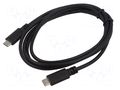 Cable; USB C plug x2; 1.5m; Cu; PVC; Interface: 480Mbps ART ART-OEM-C7-1.5