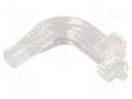 Fiber for LED; Ø5mm; L: 25.4mm; No.of mod: 1; Front: convex; angular BIVAR LP5-1000