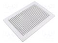 Ventilation grille; ABS; white; 248x174x24mm; 140x210mm; 20pcs. DOSPEL S.A. 007-0161