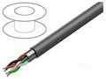 Wire; Alpha Essential C&C; 2x2x22AWG; shielded,Al-PET foil; PVC ALPHA WIRE 1243/2C-SL005