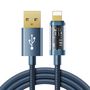 Joyroom S-UL012A12 USB-A / Lightning cable 2.4A 20W 1.2m - blue, Joyroom 6941237196446 6941237196446