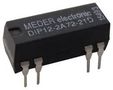 RELAY, REED, DPST-NO, 200V, 0.5A, THT DIP12-2A72-21D