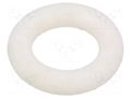 O-ring gasket; silicone; Thk: 2.5mm; Øint: 7mm; white; -60÷160°C ORING USZCZELNIENIA TECHNICZNE O-7X2.5-SI-WH