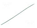 Heat shrink sleeve; glueless; 2: 1; 1.2mm; L: 1m; green; polyolefine TASKER GTM1206G
