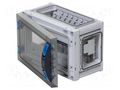 Enclosure: for modular components; IP66; light grey; ENYSTAR HENSEL HENSEL-FP-1105