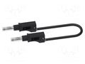 Test lead; 36A; banana plug 4mm,both sides; Urated: 600V; Len: 1m ELECTRO-PJP PJP2214/600V-100N