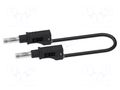 Test lead; 36A; banana plug 4mm,both sides; Urated: 600V; Len: 1m ELECTRO-PJP PJP2214/600V-100N
