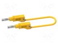 Test lead; 36A; banana plug 4mm,both sides; Urated: 600V; Len: 2m ELECTRO-PJP PJP2217/600V-200J