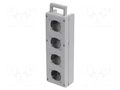 Enclosure: junction box; wall mount,for wall mounting; grey SCAME SCAME-632.3501-000