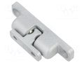 Ball catches; W: 16.5mm; L: 80mm; cast zinc; silver; 95N ELESA+GANTER GN4490-ZD-80-1-SR