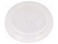 Cover; IP68; transparent; Ø27x6.1mm; GQ22H,LAS1GQ22H,ONPOW6122H ONPOW M12-22H