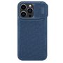 Nillkin Qin Cloth Pro Case Case for iPhone 14 Pro Max Camera Cover Holster Cover Flip Case Blue, Nillkin 6902048249196 6902048249196