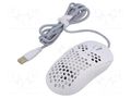 Mouse; white,red; USB A; wireless,optical,wired; 1.8m; 600mAh; 6h SAVIO GM-RIFTWHITE