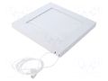 Ventilation grille; ABS; white; 174x174x39mm; Ø100mm; 20pcs. DOSPEL S.A. 007-1765