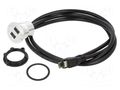 Adapter cable; USB B micro socket x2,USB B micro plug x2 ONPOW MICRO-USB-02