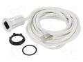 Adapter cable; 3m; RJ45 socket,RJ45 plug; Body: silver ONPOW RJ45-01-3M