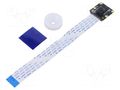 Accessories: camera; black; Comp: Sony IMX219; Dim: 25x24x9mm; 8Mpx RASPBERRY PI SC0024