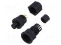 connector Circular Connector 4 Positions; IP67; 2A AMPHENOL LTW AU-04BFFA-LL7001