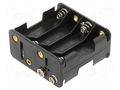 Holder; AA,R6; Batt.no: 8; 6F22 type; black GOOBAY GOOBAY-11468