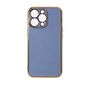 Lighting Color Case for Samsung Galaxy A73 5G Gold Frame Gel Cover Blue, Hurtel 5907769307461 5907769307461