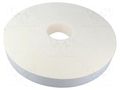 Tape: fixing; W: 40mm; L: 25m; Thk: 3mm; single sided; acrylic; white SCAPA SCAPA-3594-40-25