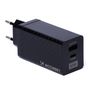 Wozinsky 65W GaN charger with USB ports, USB C supports QC 3.0 PD black (WWCG01), Wozinsky 5907769307492 5907769307492