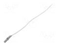 Reed switch; Pswitch: 10W; Ø5x25mm; Connection: cables; 1.25A; 0.5m MEDER MK11-1A66C-500W