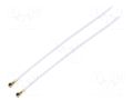 Cable; Colour: white; Len: 0.4m; Wire dia: 35mm; Type: angled HIROSE UFL2LPA088Y3TA400