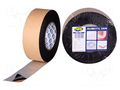 Tape: sealing; W: 50mm; L: 20m; Thk: 0.5mm; black; butyl; aluminium HPX HPX-SAB-5020BK