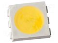 LED; white; SMD; PLCC6; 4600÷9800mcd; 120°; 60mA; 2.8÷3.6VDC; 324mW QT-Brightek Corporation QBLP679E-IWK-WW