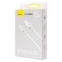 Baseus Superior Series SUPERVOOC USB-A to USB-C 65W 1m cable white, Baseus 6932172612894 6932172612894