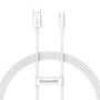 Baseus Superior Series SUPERVOOC USB-A to USB-C 65W 1m cable white, Baseus 6932172612894 6932172612894