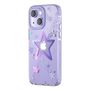 Kingxbar Heart Star Series case for iPhone 14 Plus purple star case, Kingxbar 6959003508423