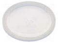 Cover; IP68; transparent; Ø28.8x3.3mm ONPOW M12-25F