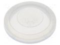 Cover; IP68; transparent; Ø30.4x6.6mm; LAS1GQ25H,ONPOW6125H ONPOW M12-25H