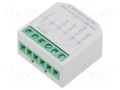 Relay: installation; in mounting box; 100÷265VAC; NO/NC; IP20; 16A F&F PP-1P-PICO