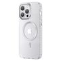 Kingxbar PQY Ice Crystal Series magnetic case for iPhone 14 Plus MagSafe silver, Kingxbar 6959003509185