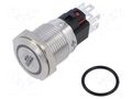 Switch: vandal resistant; Pos: 2; SPDT; 5A/250VAC; 2A/24VDC; IP67 E-SWITCH PVB3F2B0SS3R1
