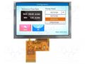 Display: TFT; 5"; 800x480; Illumin: LED; Dim: 120.7x75.8x2.8mm; RGB RAYSTAR OPTRONICS RFF500F-AWH-DNN