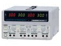 Power supply: laboratory; linear,multi-channel; 0÷30VDC; 0÷3A GW INSTEK GPS-4303