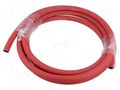 Hose; 20bar; EPDM; Tube in.diam: 9.5mm; red; Bend.rad: 50mm PNEUMAT TG-C1229-10